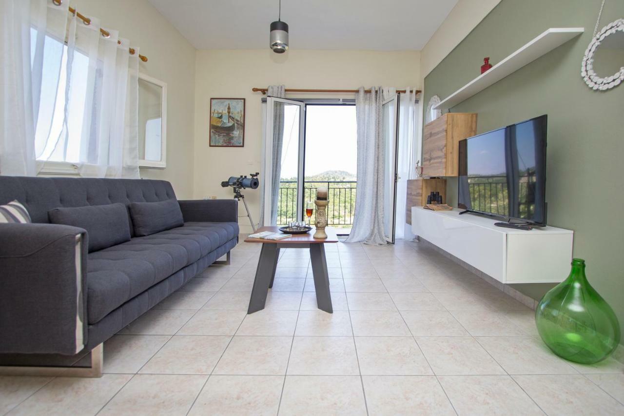 Luxury Skyline Apartment Pelekas Esterno foto